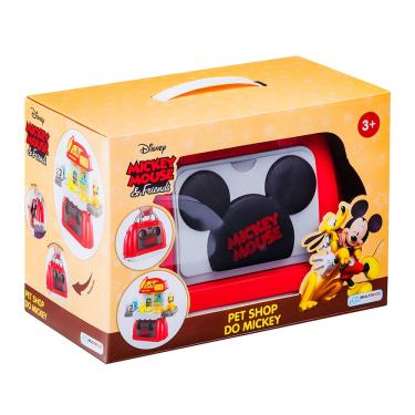 Imagem de Maleta 3 em 1 Pet Shop do Mickey Multikids com 10 Acessórios