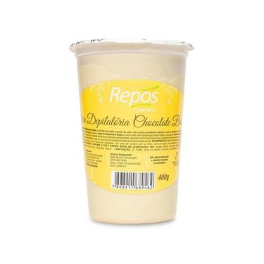 Imagem de Cera Depilatória Repós Chocolate Branco, 400g