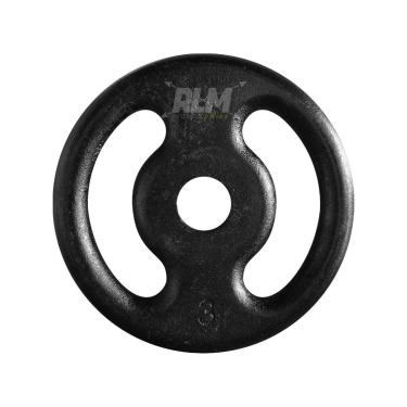 Imagem de Anilha de Ferro Fundido Pintada - 3 Kg-Unissex