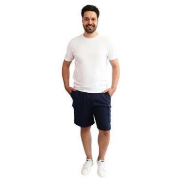 Imagem de Bermuda Masculina Moletom Cargo-Masculino