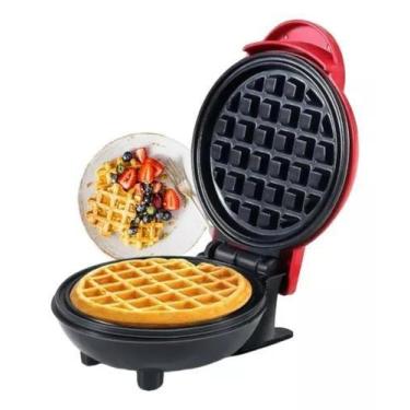 Imagem de Máquina De Fazer Waffle Grill Panqueca Elétrica Profissional - Woofs, 