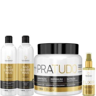 Imagem de Borabella Kit Não Chore 2x350ml + Pratudo 1kg + Elixir 60ml