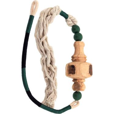 Imagem de ADORNO PAREDE COLAR TECIDO 114x9x9cm VERDE DECORATIVO