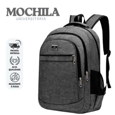 Imagem de Mochilas Viagem Impermeável Reforçada Compartimento Para Notebook - Ne