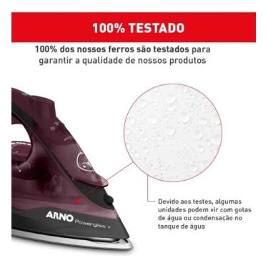 Imagem de Ferro a Vapor Arno Ultragliss Base Durilium Airglide 110V, 110V