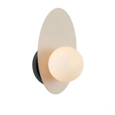 Imagem de Arandela Ibira Pr-dr 1xg9 Hl015 com Iluminação Decorativa e Controle por Gestos Dimerizável Preto Bella