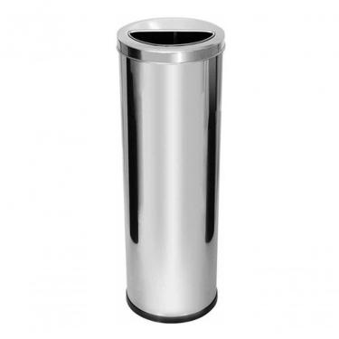 Imagem de Lixeira OR6 30L em Aço Inox Abertura Manual com Bandeja Interna Antivazamento Inox