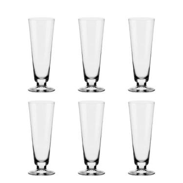 Imagem de Jogo de 6 Taças de Cristal p/ Cerveja 420ml Pilsner Classic - Oxford