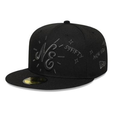 Imagem de NE NEW ERA SCRIBBLE 59FIFTY NEWERA BLKMTG-Masculino