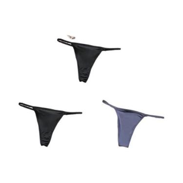 Imagem de Conjunto De Biquíni Sexy De Cintura Baixa Para Mulheres, Calcinhas T-b