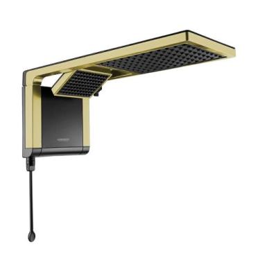 Imagem de Ducha Acqua Duo Ultra 220V 6800W Matte Gold Black/Cromado - Lorenzetti