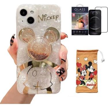 Imagem de Capa de telefone Hosiss Cartoon para iPhone 14 Plus 6.7 com suporte