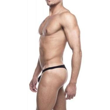 Imagem de Cueca em Suplex Preta - Fio Dental Masculina - SD CLOUTHING