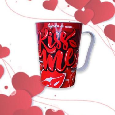Imagem de Kit Com 12 Canecas Plástica Dia Dos Namorados 430ml Sortidos - Kozi Pl