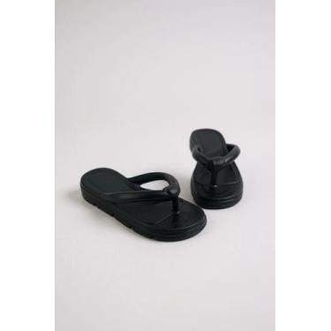 Imagem de Chinelo Nuvem Usaflex Conforto E Amortecimento Para O Dia A Dia Preto,