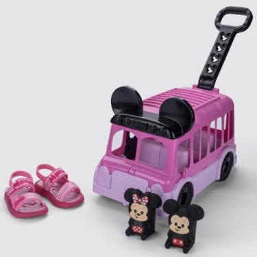 Imagem de Sandália Infantil Minnie Tour Grendene Kids - Rosa, 22