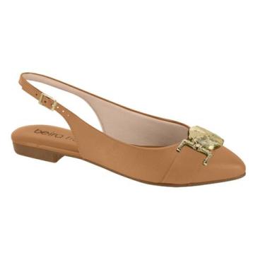 Imagem de Sapatilha Feminina Beira Rio Mule Slingback Bico Fino Confortavel Ref: