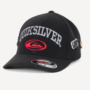 Imagem de Boné Quiksilver Aba Curva Quikpin Preto, Preto, P