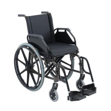 Imagem de Cadeira de rodas ke aço c/eixo quick (até 120 kg) - ortobras, Assento 