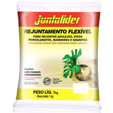Imagem de Kit c/ 20KG ARGAMASSA REJUNTE FLEX 1 KG CREME - JUNTALIDER