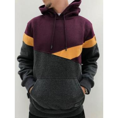 Imagem de Moletom o'neill masc pch retro 8568a, Vinho, GG