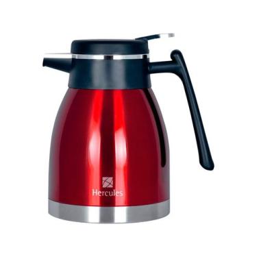 Imagem de Garrafa térmica inox 1,2L Hercules GA50-12VM vermelha - Hércules, Verm