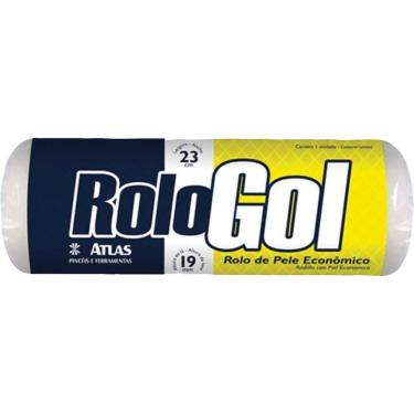 Imagem de Rolo de Lã de Carneiro para Pintura 23cm sem Cabo 923-19 Alta Retenção de Tinta Atlas