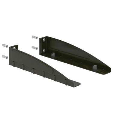 Imagem de Suporte para Forno Micro-ondas de Parede Multivisão F Decor Pr Compatível Universal Até 45kg Preto