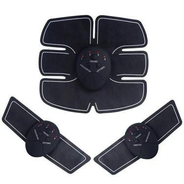 Imagem de Aparelho Tonificador Abdominal Smart Body para Definição Muscular com Estimulação Elétrica Preto GXM