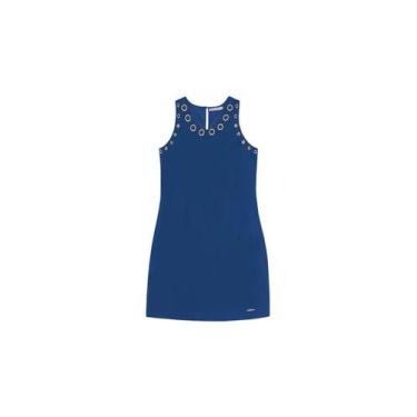 Imagem de Vestido feminino curto regata - endless, P, Azul