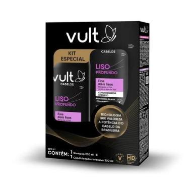 Imagem de Kit Vult Liso Profundo Shampoo 200ml + Condicionador Intensivo 200ml