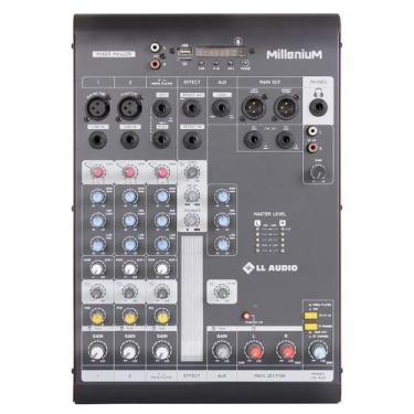 Imagem de Mesa De Som 4 Canais Bivolt MILLENIUM MX402R - LL AUDIO - Ll Áudio