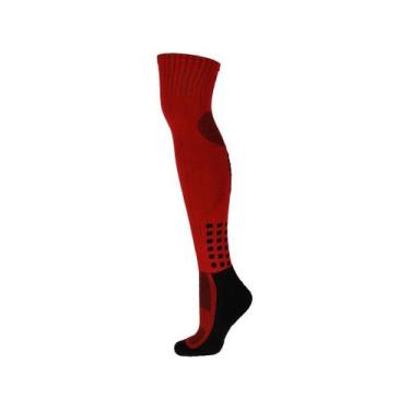 Imagem de Meião Penalty Matis Treino 39-44, Vermelho e Preto, Único