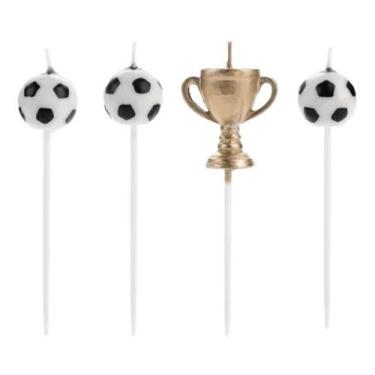 Imagem de Vela De Aniversario Festa Futebol Silver Festas Full