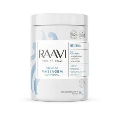 Imagem de Creme de Massagem Corporal Neutro Raavi 1kg
