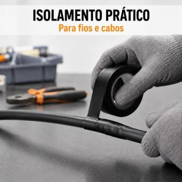 Imagem de Fita Isolante Antichama 18mm X 5m 1 Unidade Escolha Cor - Escolha vip,