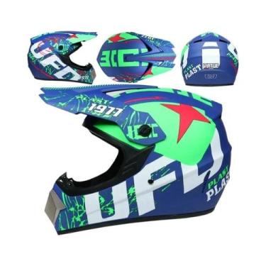 Imagem de Capacete De Moto Off-road Para Crianças, Capacete De Segurança Para Mo
