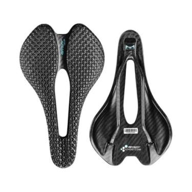 Imagem de Selim De Bicicleta Ultraleve Em Carbono EVA Impresso Em 3D 245x145mm P