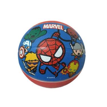 Imagem de Bola basquete marvel mini vingadores azul/vermelho tam 3 - Mavel 