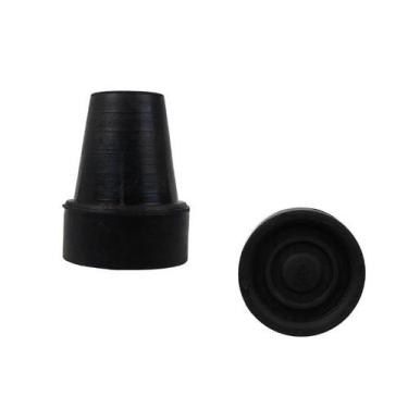 Imagem de Kit 2x Ponteira Pé de Borracha 5/8 Bengala Muleta Artipé Cor:Preto, Pr