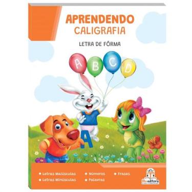 Imagem de Caderno De Caligrafia Letra Forma Maiúscula Minúscula Número