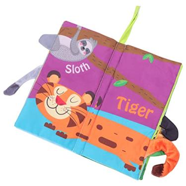 Imagem de TOYANDONA 3D Bebê Livros Brinquedos de Tecido: Animal Aleatório Toque E Sentir Livros de Pano Enrugamento para Bebês Bebês Criança Desenvolvimento Cedo Carrinho de Carro Interativo Carrinho