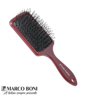 Imagem de Escova Profissional P/ Mega Hair Salão Raquete Almofadada Marco Boni