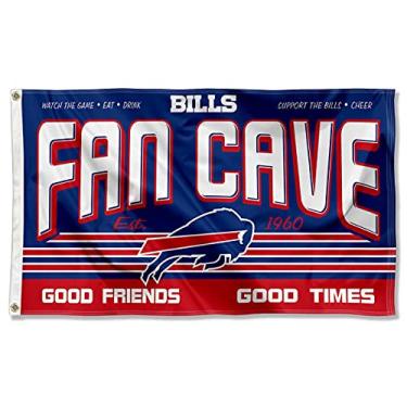 Imagem de WinCraft Buffalo Bills Large Indoor Outdoor Fan Cave Banner Flag