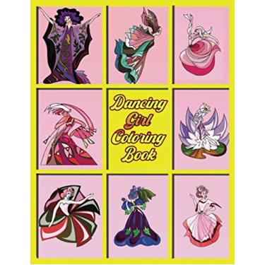 Imagem de Dancing Girl Coloring Book: Ballet Coloring Book For Girls Aged 4-6