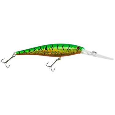 Imagem de Berkley Isca de pesca Flicker Minnow, Slick Firetiger, 1/85.0 g, 3 1/5.1 cm | Crankbaits de 9 cm, perfil realista de minnow, curva de mergulho afiada chega a pescar rapidamente, equipada com anzol