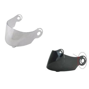 Imagem de Par Viseira Capacete Taurus Zarref V3 Fumê+Cristal Polivisor