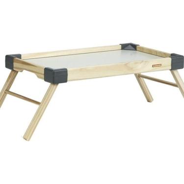 Imagem de Bandeja Small Tramontina Grafite - Mesa Servir Café Na Cama