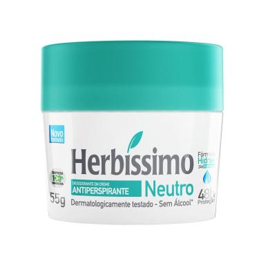 Imagem de Desodorante Antiperspirante em Creme Herbíssimo Neutro 55g