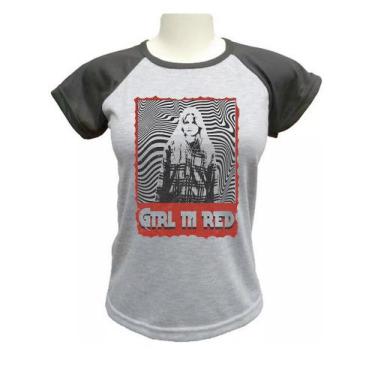 Imagem de Camiseta Babylook Girl In Red ( Indie Rock ) - Alternativo Basico